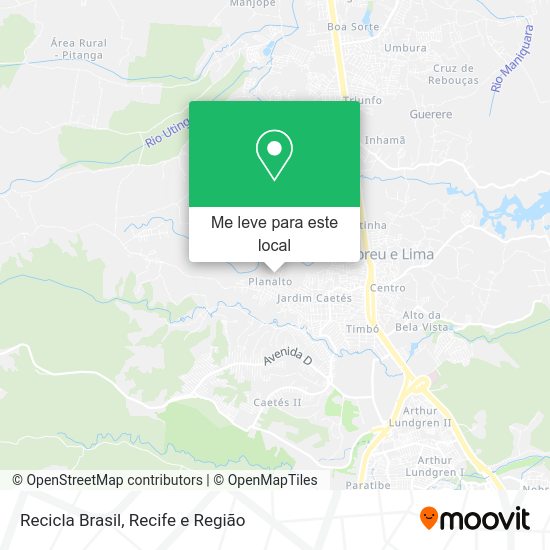 Recicla Brasil mapa