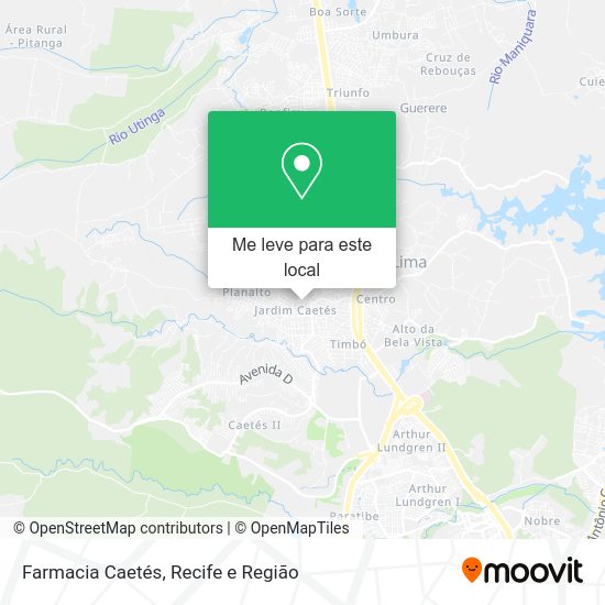 Farmacia Caetés mapa
