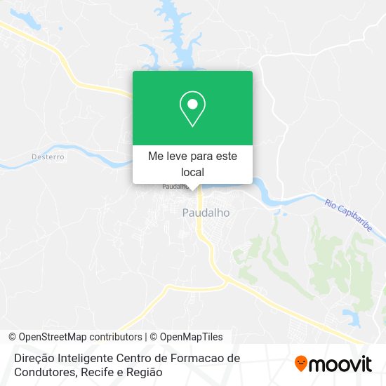 Direção Inteligente Centro de Formacao de Condutores mapa