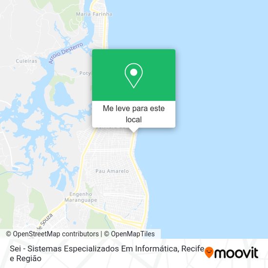 Sei - Sistemas Especializados Em Informática mapa