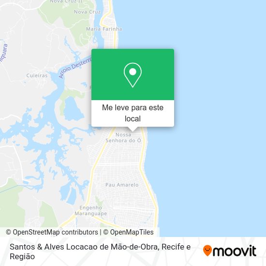 Santos & Alves Locacao de Mão-de-Obra mapa