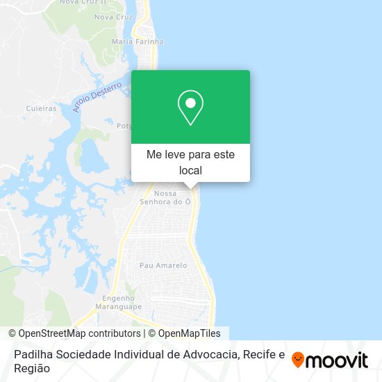Padilha Sociedade Individual de Advocacia mapa