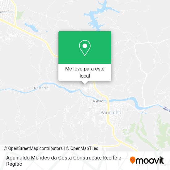 Aguinaldo Mendes da Costa Construção mapa