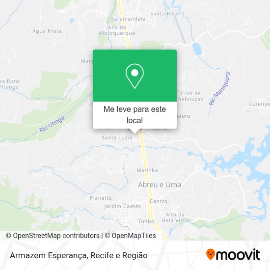 Armazem Esperança mapa