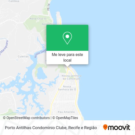 Porto Antilhas Condomínio Clube mapa