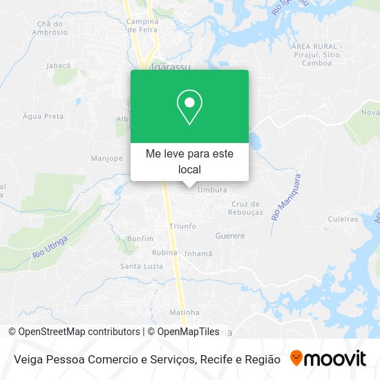 Veiga Pessoa Comercio e Serviços mapa