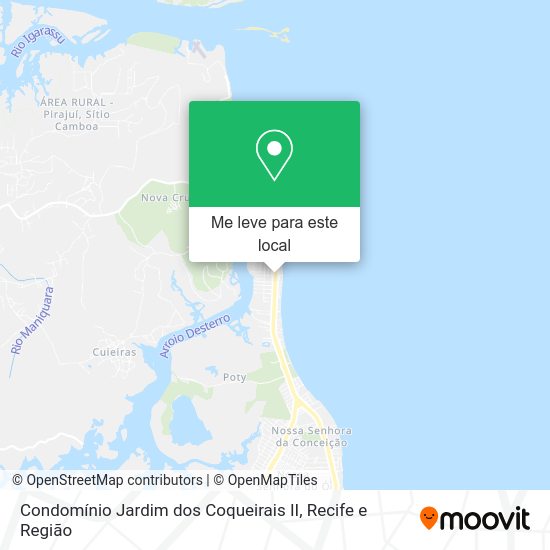Condomínio Jardim dos Coqueirais II mapa