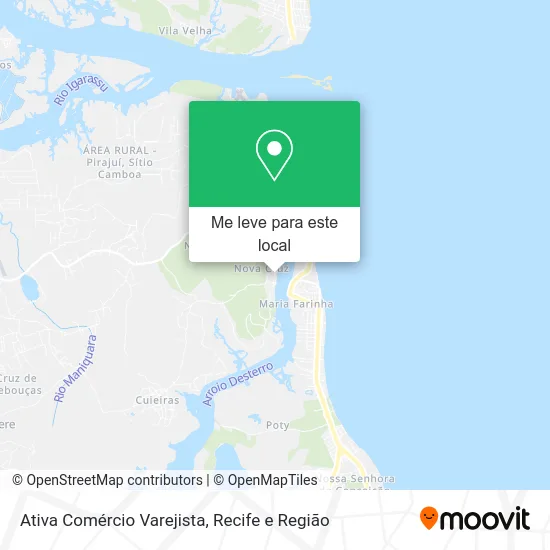 Ativa Comércio Varejista mapa