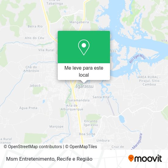 Msm Entretenimento mapa