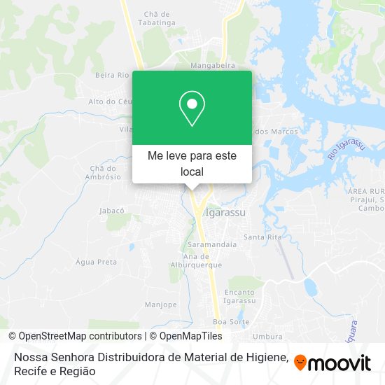 Nossa Senhora Distribuidora de Material de Higiene mapa