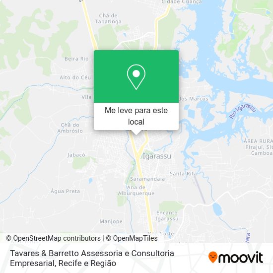 Tavares & Barretto Assessoria e Consultoria Empresarial mapa