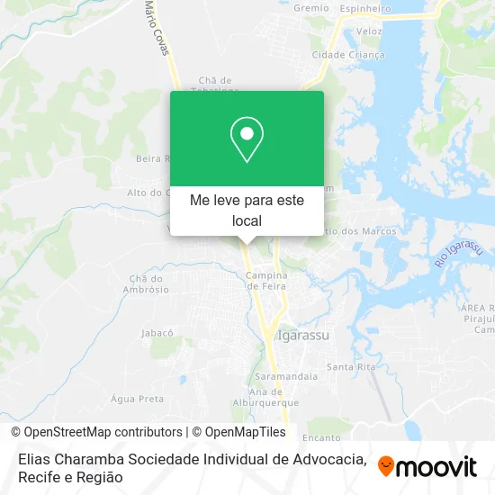 Elias Charamba Sociedade Individual de Advocacia mapa
