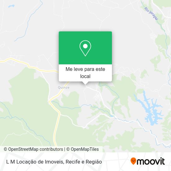L M Locação de Imoveis mapa
