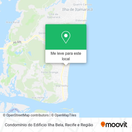 Condomínio do Edificio Ilha Bela mapa