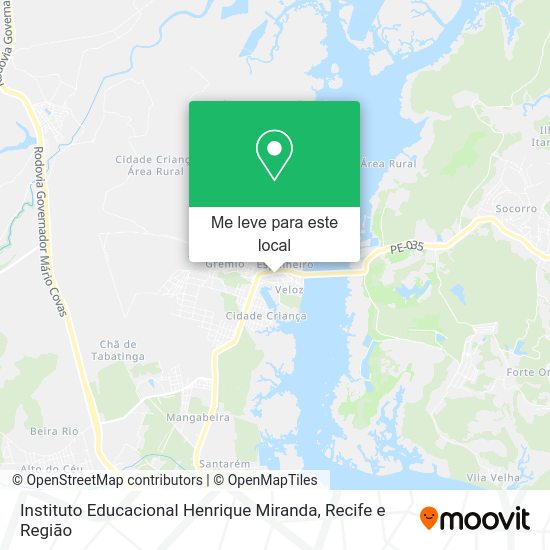 Instituto Educacional Henrique Miranda mapa