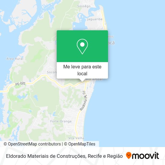 Eldorado Materiais de Construções mapa