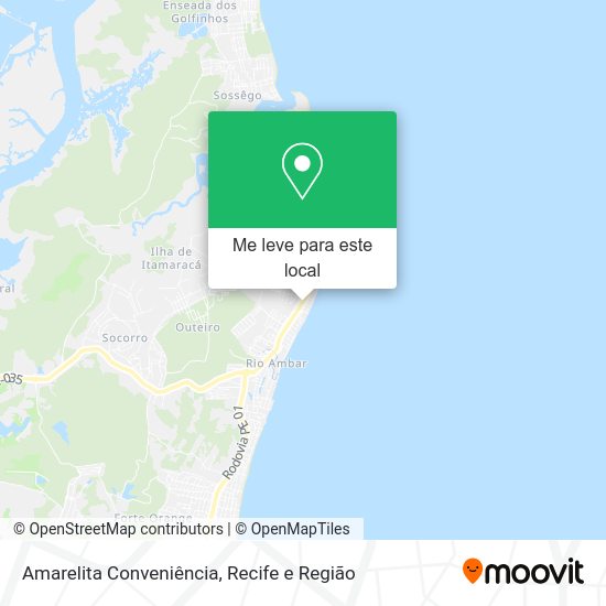 Amarelita Conveniência mapa