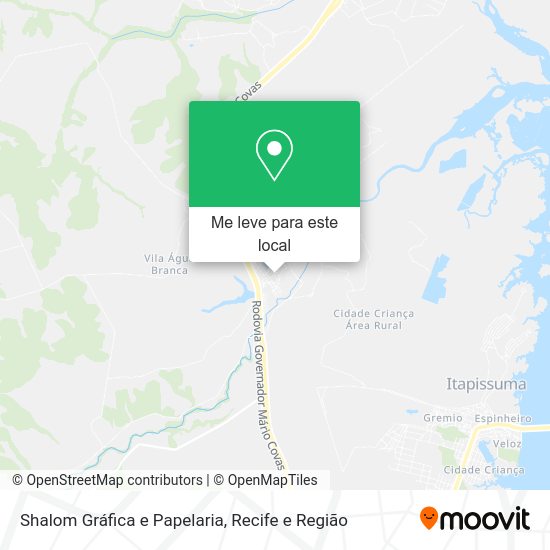 Shalom Gráfica e Papelaria mapa