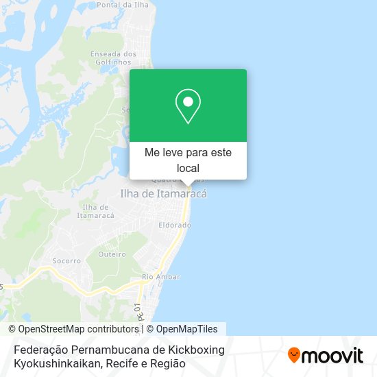 Federação Pernambucana de Kickboxing Kyokushinkaikan mapa