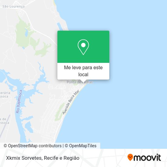 Xkmix Sorvetes mapa