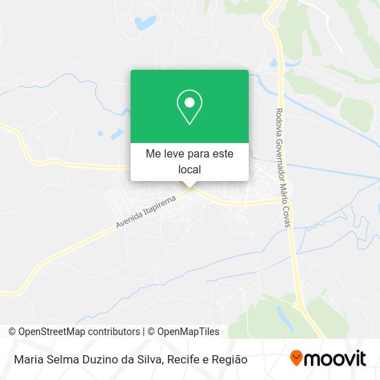 Maria Selma Duzino da Silva mapa