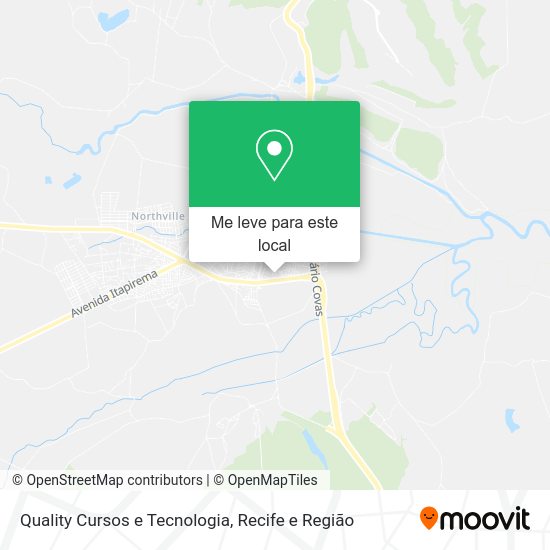 Quality Cursos e Tecnologia mapa