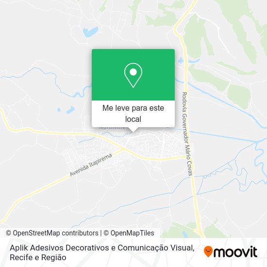 Aplik Adesivos Decorativos e Comunicação Visual mapa