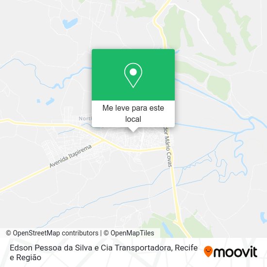 Edson Pessoa da Silva e Cia Transportadora mapa