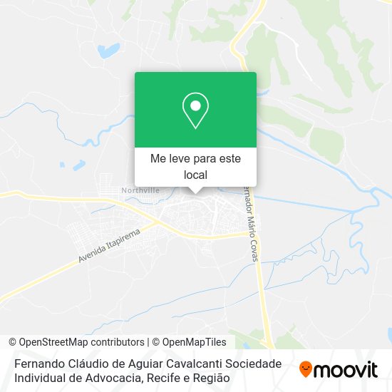 Fernando Cláudio de Aguiar Cavalcanti Sociedade Individual de Advocacia mapa