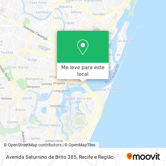 Avenida Saturnino de Brito 385 mapa