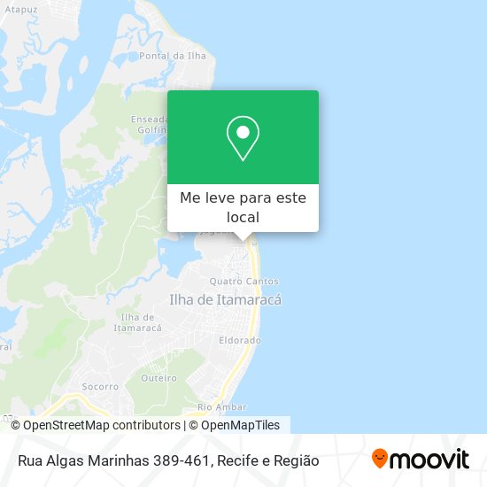 Rua Algas Marinhas 389-461 mapa