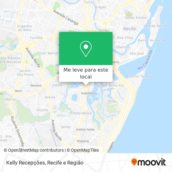 Kelly Recepções mapa