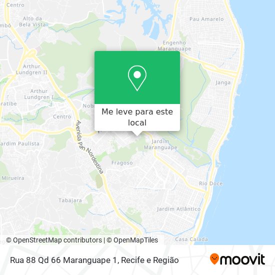 Rua 88 Qd 66 Maranguape 1 mapa
