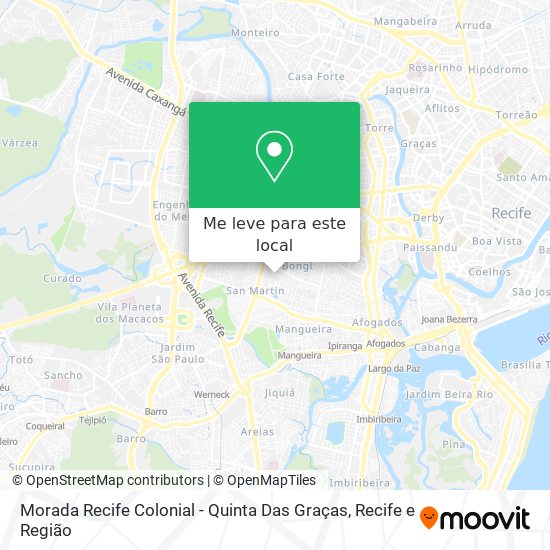 Morada Recife Colonial - Quinta Das Graças mapa