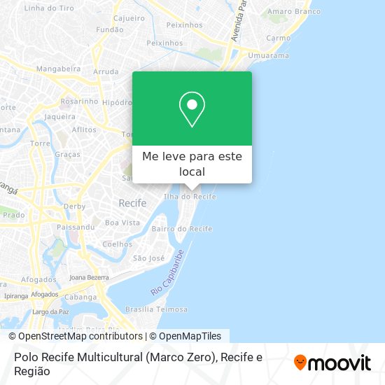 Polo Recife Multicultural (Marco Zero) mapa