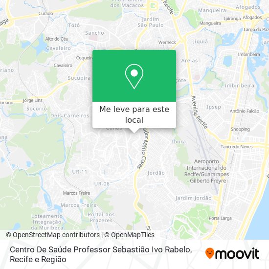 Centro De Saúde Professor Sebastião Ivo Rabelo mapa