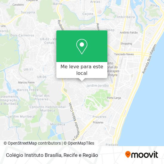 Colégio Instituto Brasília mapa