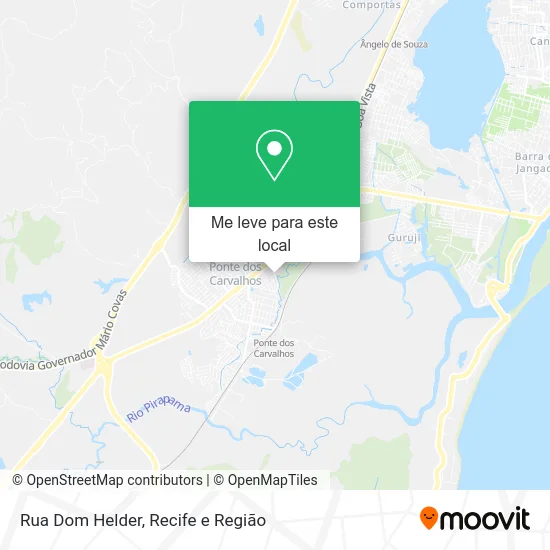 Rua Dom Helder mapa