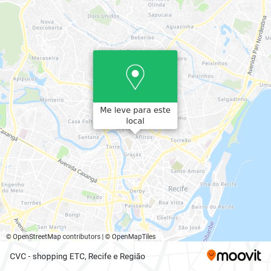 CVC - shopping ETC mapa