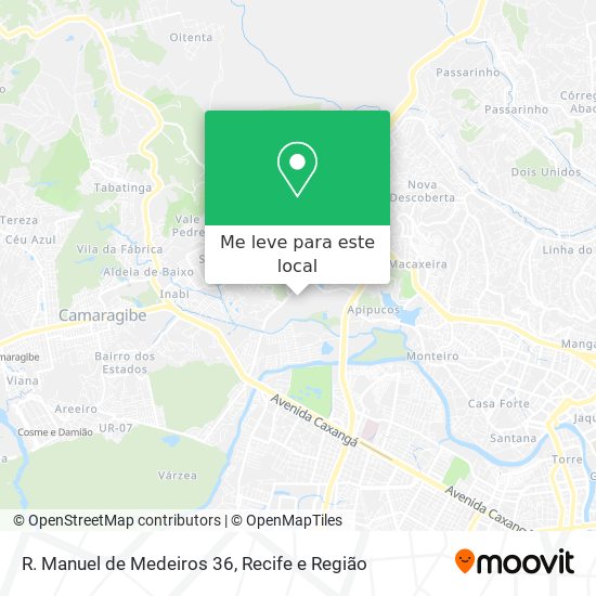 R. Manuel de Medeiros 36 mapa
