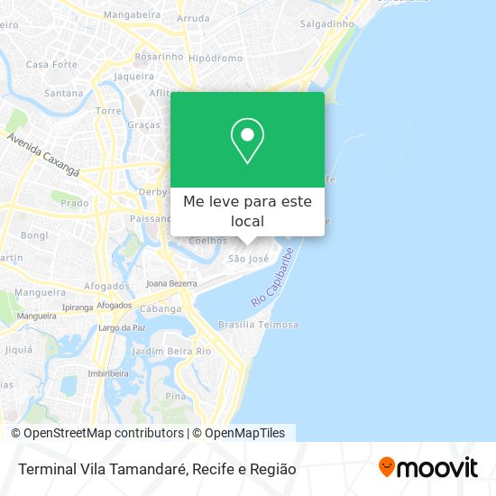 Terminal Vila Tamandaré mapa