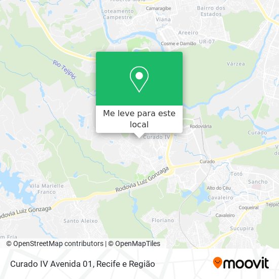 Curado IV Avenida 01 mapa