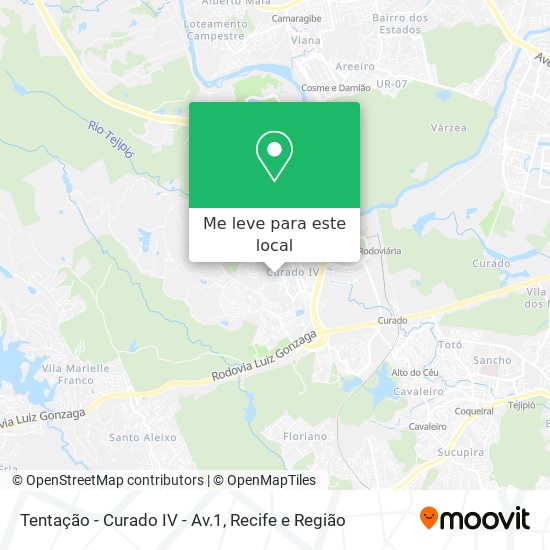 Tentação - Curado IV - Av.1 mapa