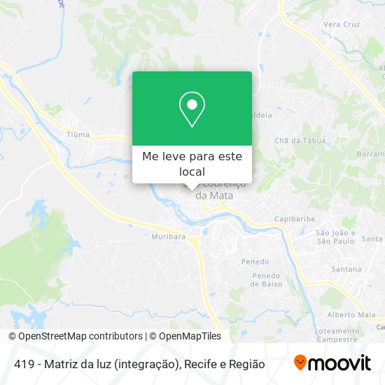 419 - Matriz da luz (integração) mapa
