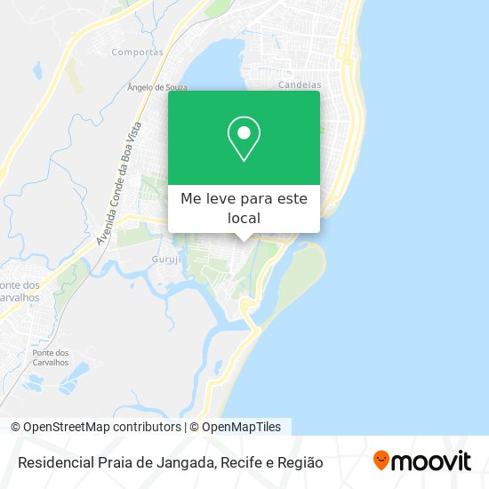 Residencial Praia de Jangada mapa