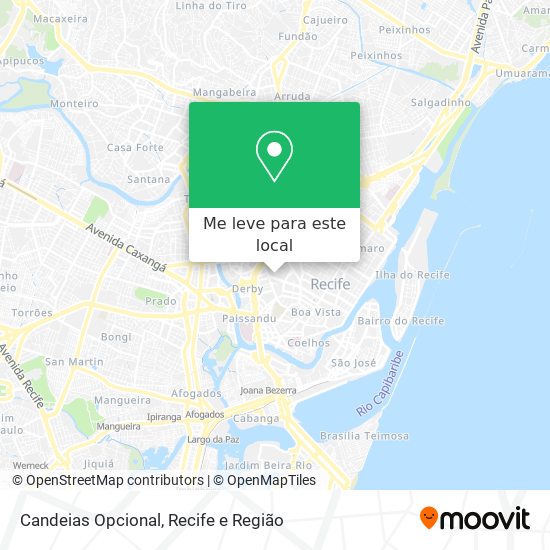 Candeias Opcional mapa