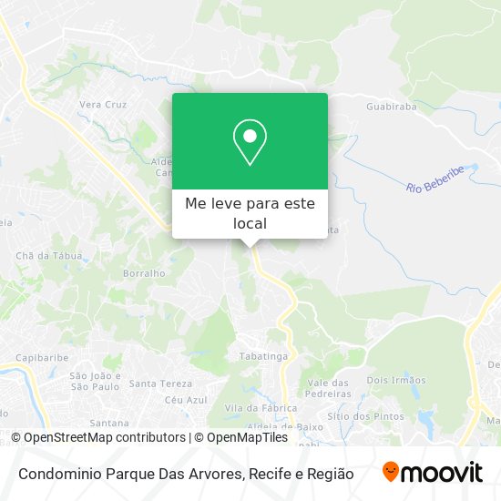 Condominio Parque Das Arvores mapa