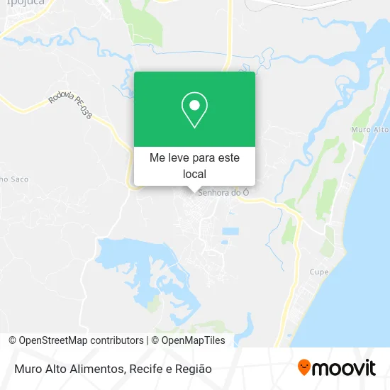 Muro Alto Alimentos mapa