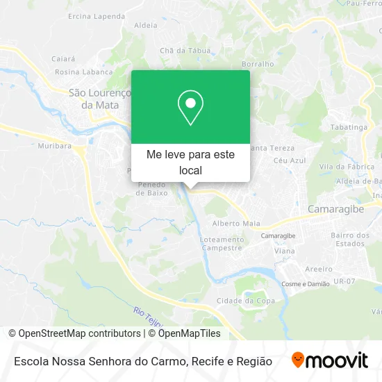 Escola Nossa Senhora do Carmo mapa