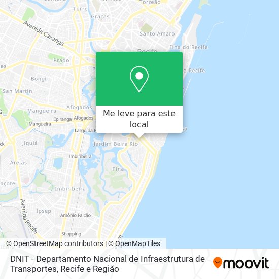 DNIT - Departamento Nacional de Infraestrutura de Transportes mapa